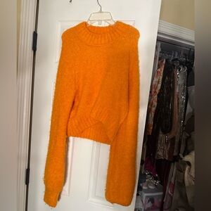 Urban Outfitters Bright Orange Sweater
